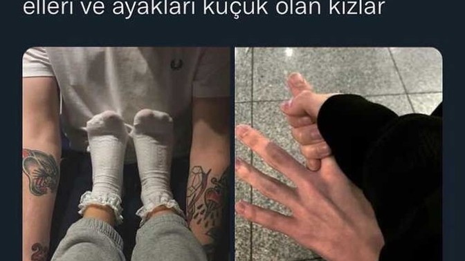 El ve ayağı küçük olan kızlar daha mı çekici?