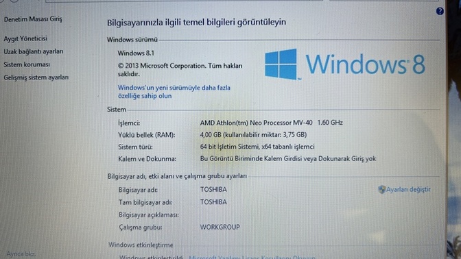 Toshiba notebooğumu Nasıl daha hızlandırabiliriz?