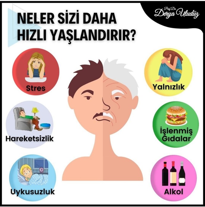 Neler sizi daha hızlı yaşlandırır?