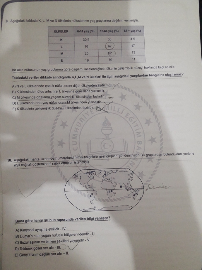 Coğrafya ve matematik bilgisi çok iyi olan biri var mı yardım edebilir misiniz ?