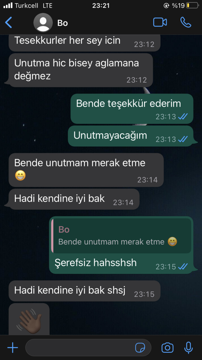 son kez buluştuk bugün ve birbirimizi engellicez dedik. 4 senedir aşıktım ben şimdi nasıl unutacağım