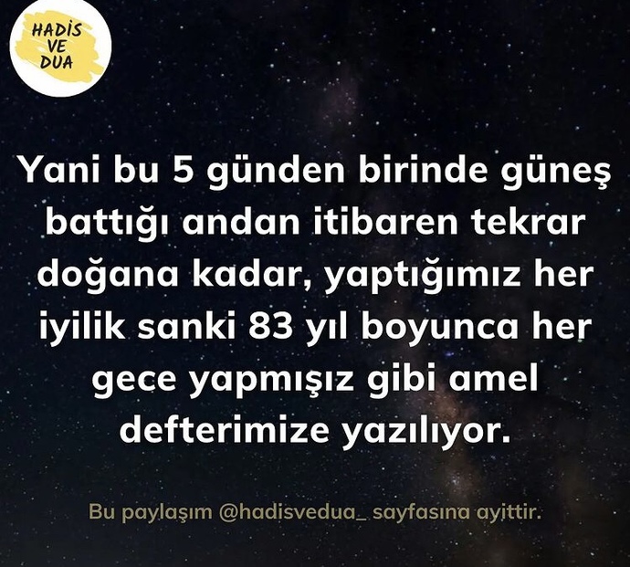 Kadir gecesinde ne yapmayı düşünüyorsunuz?
