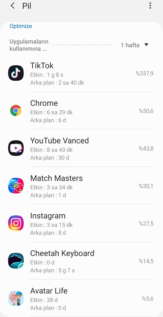 En çok kullandığınız uygulama hangisi?