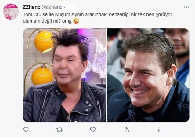 Kuşum Aydın, Tom Cruisea benziyor! Siz hangi ünlüye benziyorsunuz?