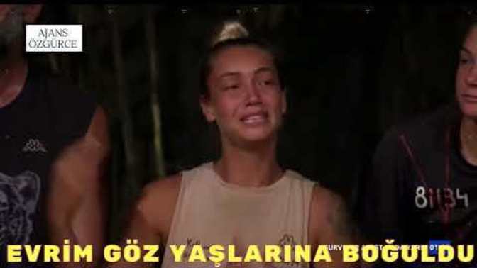 Survivor All Star 2022 takım değişikliği sonrası Evrim hüngür hüngür ağladı. Gerçekten acı çekiyor mu?