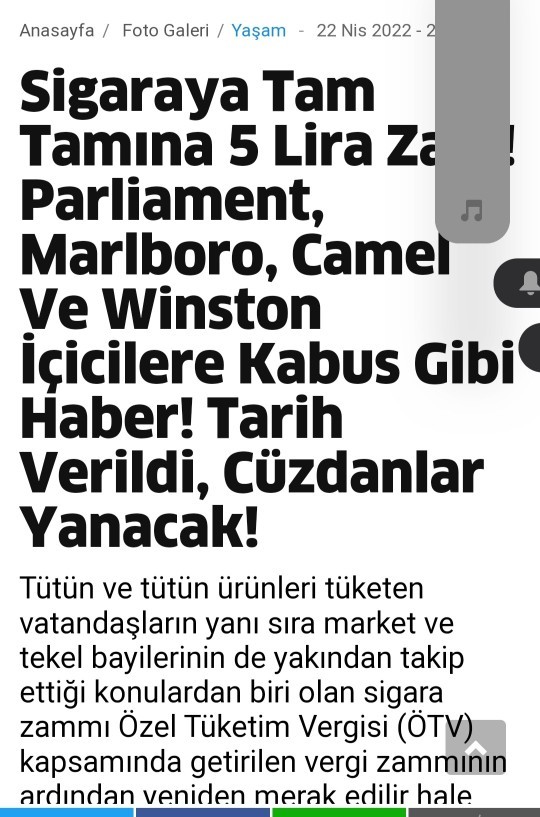 Sigaraya 5 TL zam geliyor, ne düşünüyorsunuz?