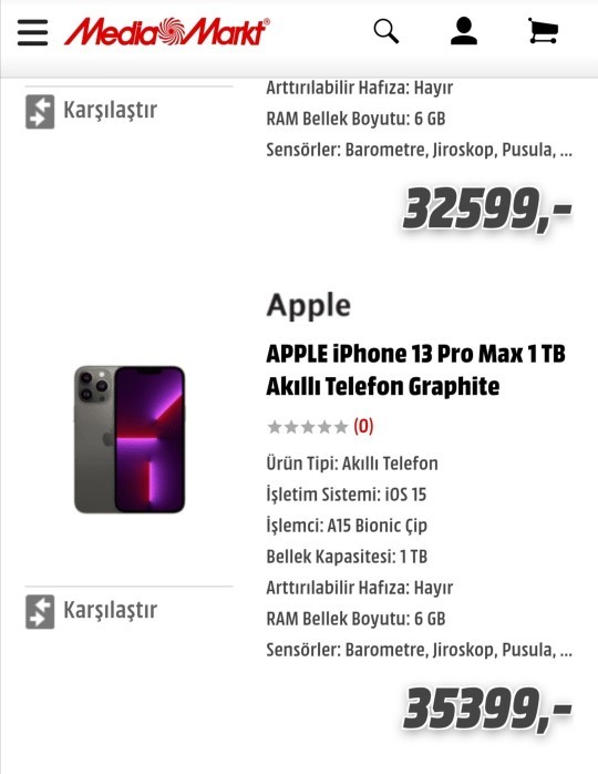 İPhone 13 pro Max Türkiyede neden bu kadar pahalı?