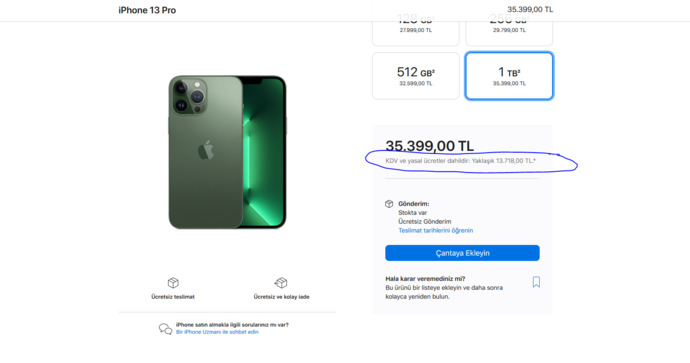 İPhone 13 pro Max Türkiye'de neden bu kadar pahalı?