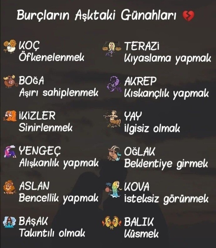 Burcuna göre aşktaki günahın ne?