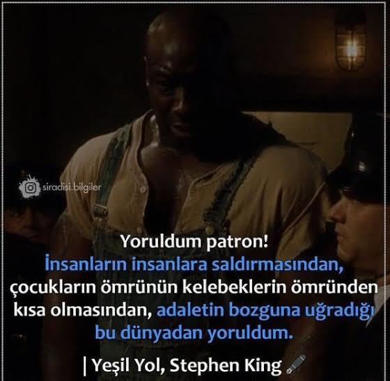 Bugüne kadar en beğendiğiniz film repliği neydi?