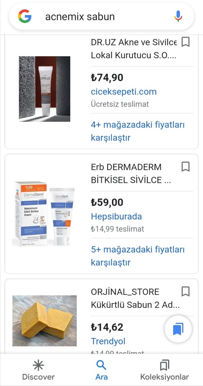 Sivilceleri yüzdeki izleri temizleyen sabun vs bildiğiniz şeyler?