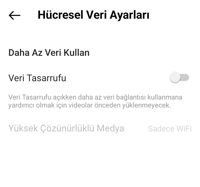 Hikayelerim çok kalitesiz gidiyor, bunun için bir ayar var mı?