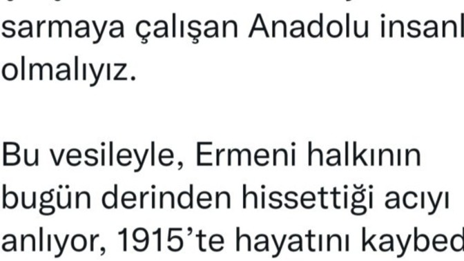 Ali Babacan in ermeni soykırımını desteklemesine ne diyorsunuz?