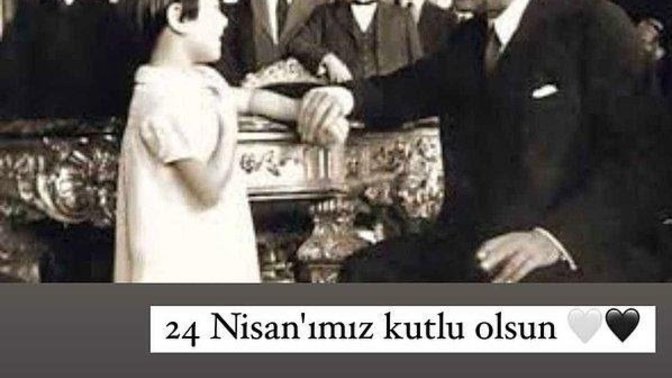 Duygu Özaslan 23 Nisan  yerine yanlışlıkla 24 Nisan'ı kutladığı için tepki aldı. Böyle yazım hataları olamaz mı?