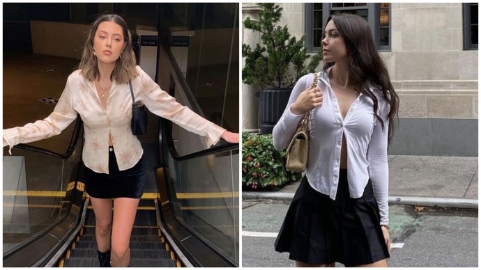 Tek düğmeli hırkalardan sonra tek düğmeli gömlekler de moda oldu! Sizce çekici mi?
