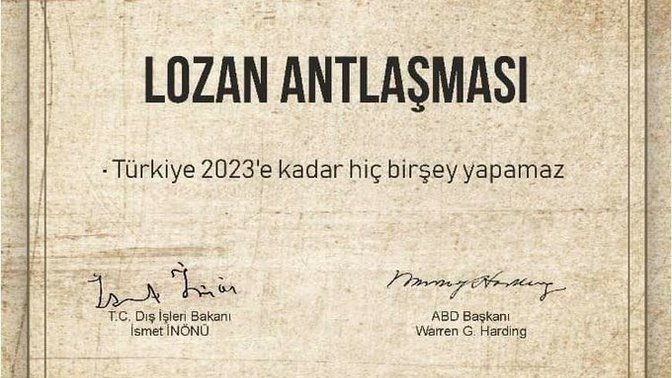 CİMER, "Lozan'da gizli madde yoktur." dedi! Siz inanıyor muydunuz gizli maddelere?