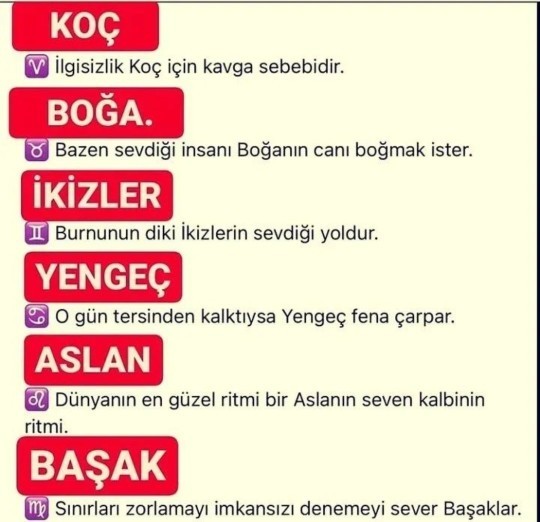 Senin burcun ne diyor peki?
