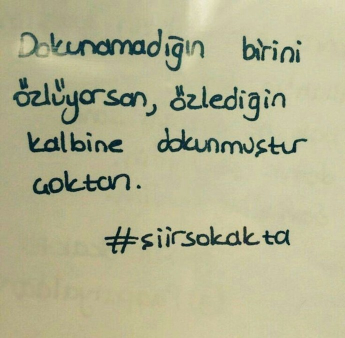 Hiç dokunamadığınız birisini özlediniz mi?