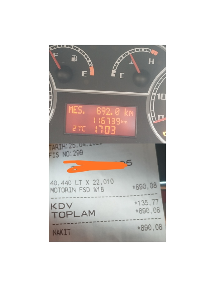 Aracım şehir içi nasıl yakmış?