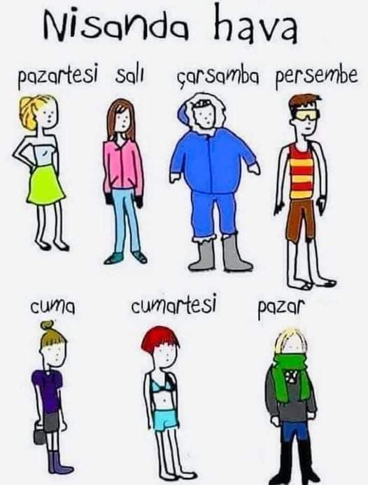 Nisan  ayındaki hava şartlarında mağdur oldunuz mu?