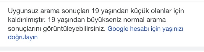 P*rno izlemek istiyorum neden böyle bir uyarı var?
