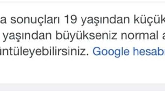 P*rno izlemek istiyorum neden böyle bir uyarı var?