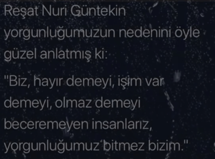Yorgun olduğunuzu hissediyor musunuz?
