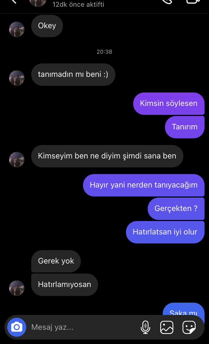 Önceden konuştuğunuz kişileri hatırlar mısınız?