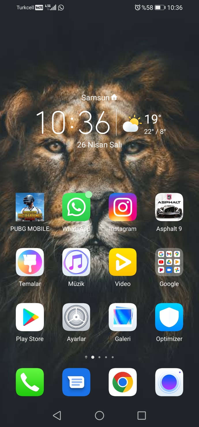 Telefonunuzun duvar kağıdında ne var?