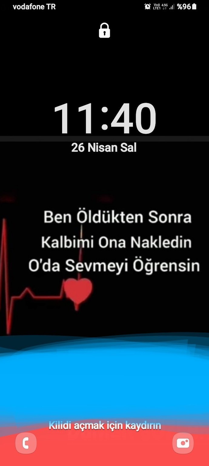 Telefonunuzun duvar kağıdında ne var?