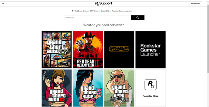 Rockstar Games Support