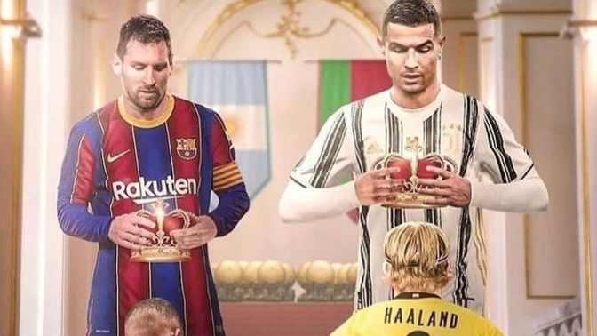 Sizce Ronaldo ve Messi'nin yerini, Haaland ve Mbappe doldurabilecek mi?