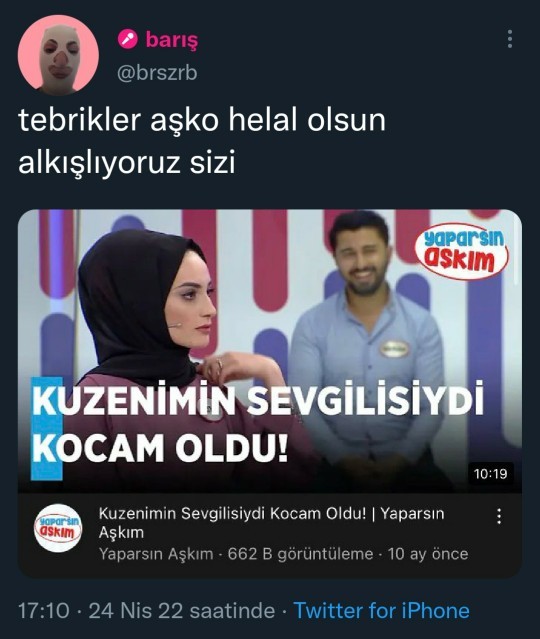 Kuzenimin sevgilisine asigjm?