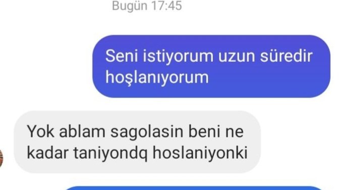 İyi demiş miyim beni reddetti?