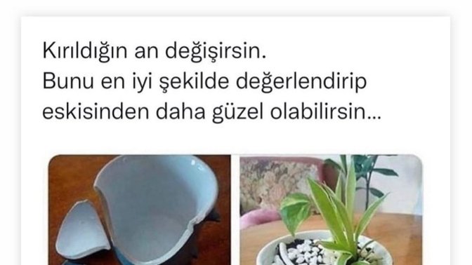 Kırıldığında eskisinden daha güzel bir hale gelebilir misin?