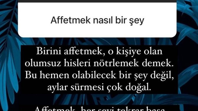 Affetmek nasıl bir şey sence?