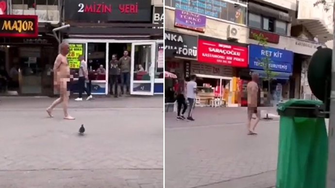 Ankarada çıplak bir vatandaş yürüyüş yaptı! Olay hakkında ne düşünüyorsun?