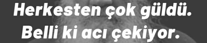 Yaralarınızı gizlediniz mi?