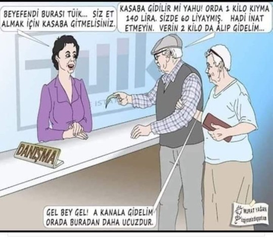 Çok güzel bir karikatür değil mi?