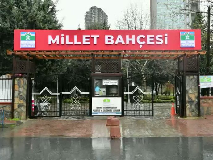 Millet bahçesi tabelasındaki M harfini çalan kişiye 7 yıl hapis cezası! Hiç millet bahçesine gittiniz mi?