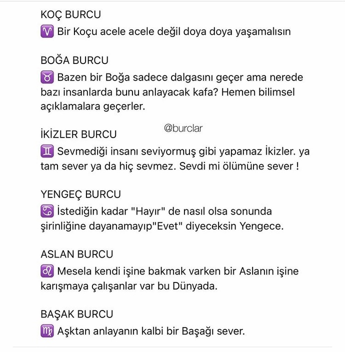 Burcunuz neler yapar?
