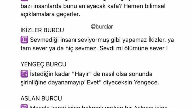 Burcunuz neler yapar?