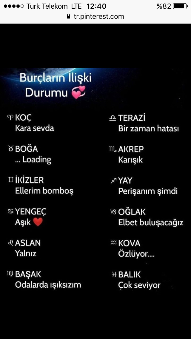 Burcuna göre ilişki durumun ne alemde?