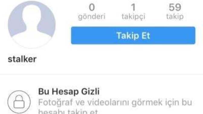 Stalk için kullandığınız fake hesabınız var mı?