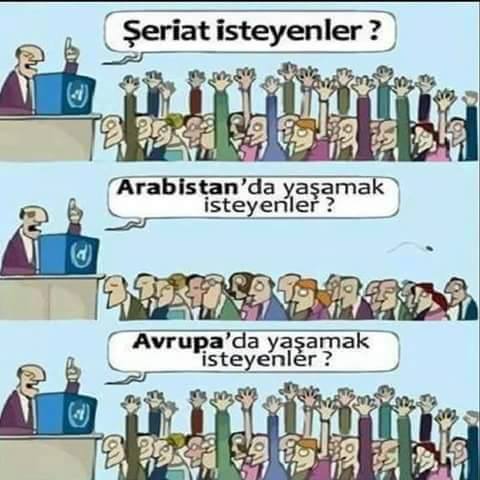 Şeriat isteyenler neden şeriatla yönetilen ülkeye gitmiyorlar?