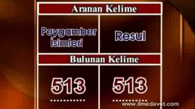 Kur'an'ı Kerim'in "Matematik Mucizesi" ile ilgili bir fikriniz var mı?