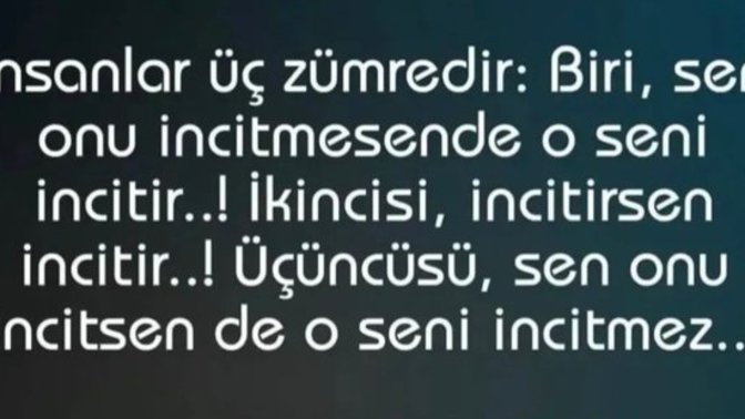 Sen hangi insanlardansın?