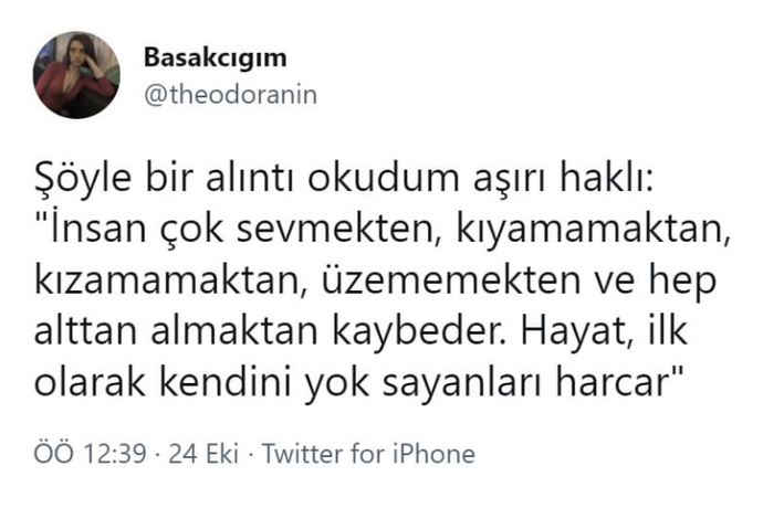 Siz neyden kaybettiniz?