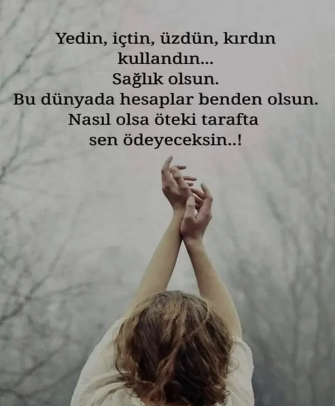 Kendinizden çok ödün verip sevdiğiniz birinden büyük bir nankörlük gördüğünüz oldu mu?