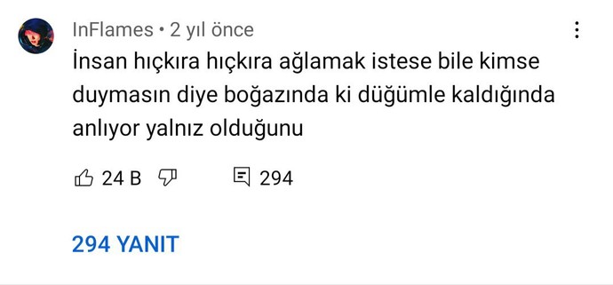 Youtubeda müzik dinlerken yorumları dikkatle okur musunuz?